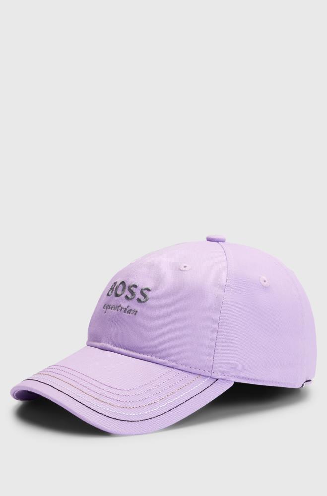 Boss Equestrian Cap bestickt chalk violet 55