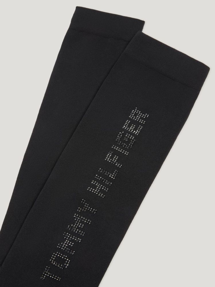 TH FONTANA Strass Strümpfe black 35-38