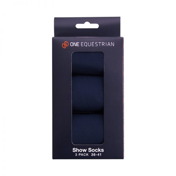 Reitsocken Silikon 3er Set schwarz/grau 42-46