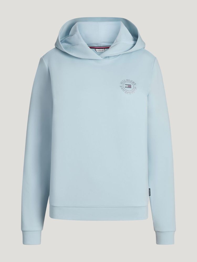 TH Hollywood Strass-Hoodie sweet blue S