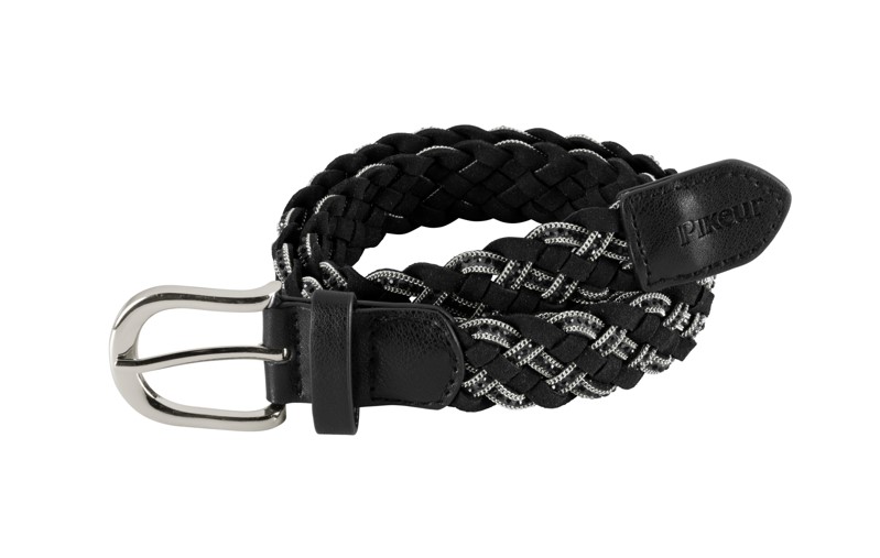 Pikeur Gürtel black/silver 85 cm
