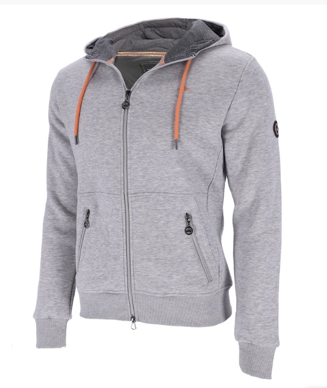 Schockemöhle Sports Herren Hoody Collin silver-melange L