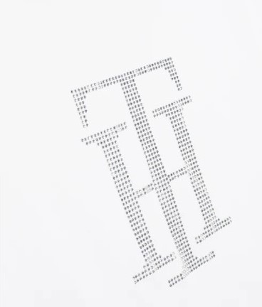 Tommy Hilfiger Strass T´Shirt Optic White XXS