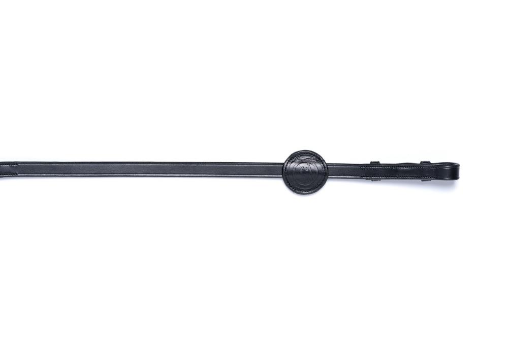 Trust Zügel Gurt Deauville 16 mm 9 Stege schwarz/silber COB