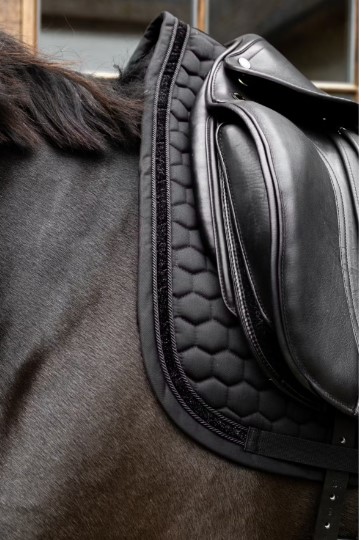 Kentucky Schabracke Glitzerband schwarz DR