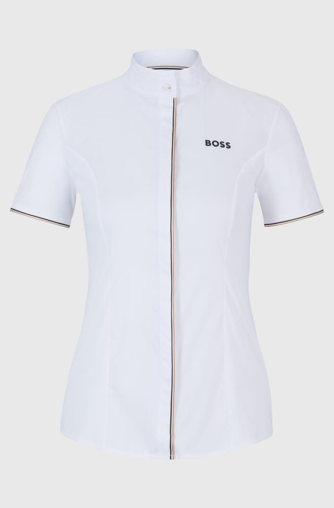Boss Equestrian ELISA Turnierbluse White XL