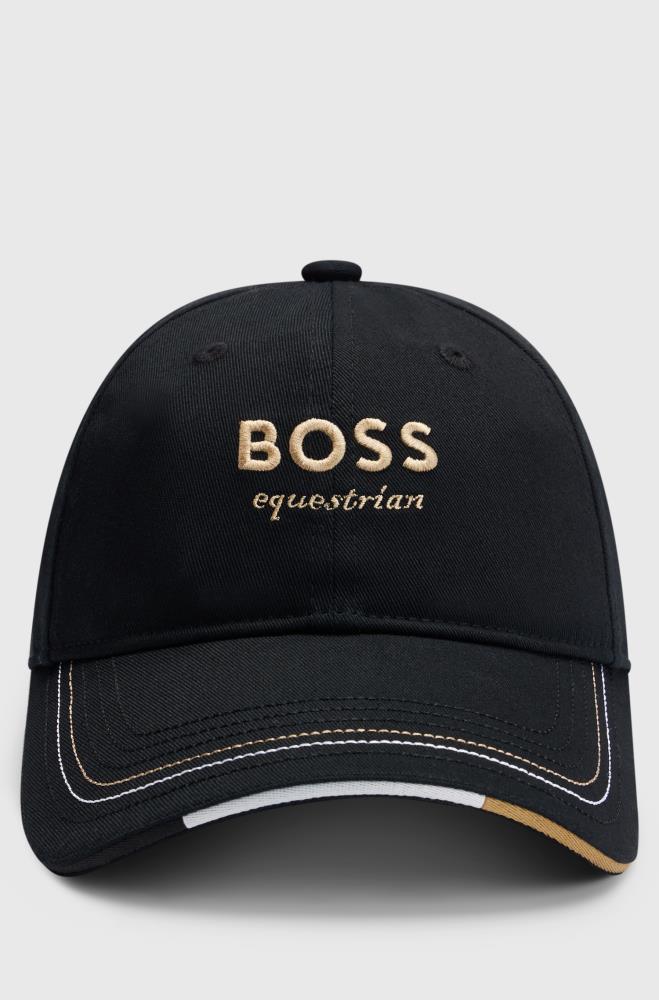 Boss Equestrian Cap bestickt black