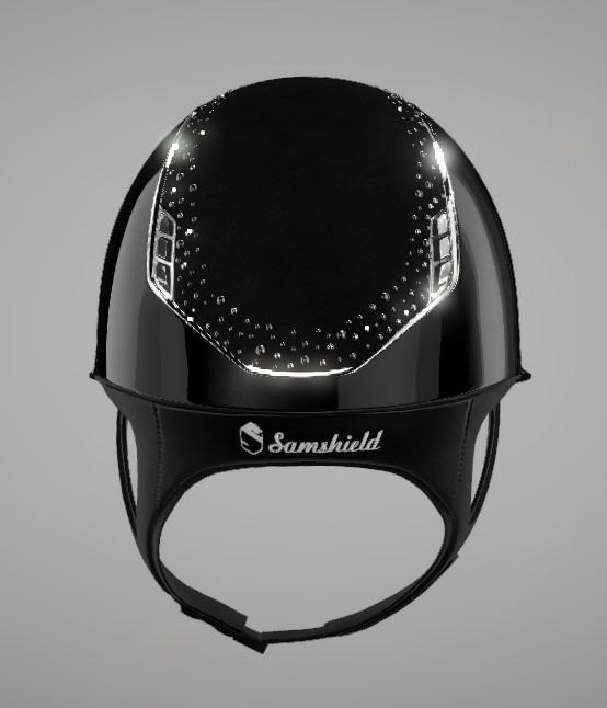 Samshield Reithelm 2.0 Miss Glossy blk M 55-58 ohne Dressura