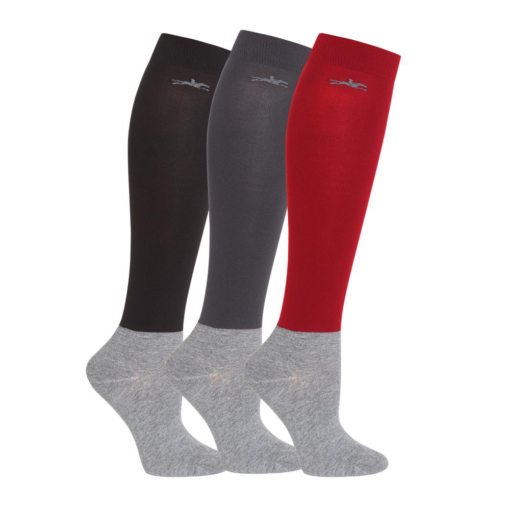 Trainings Socks Style 3er Pack black/asphalt/red 36-41