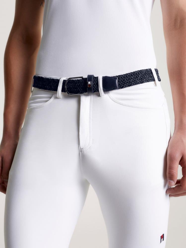 Tommy Hilfiger SAN JOSE Stretch-Flechtgürtel Desert Sky 80/8