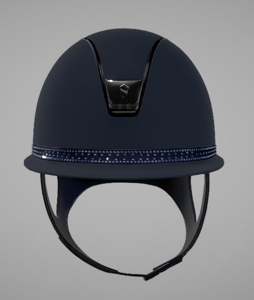 Samshield Reithelm 2.0 Miss SHD blu M 55-58 mit Dressuraussc