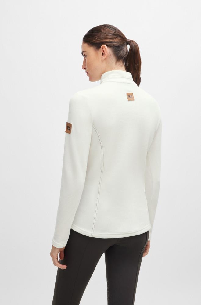 Boss Equestrian Fleece-Pullover Nika white XS