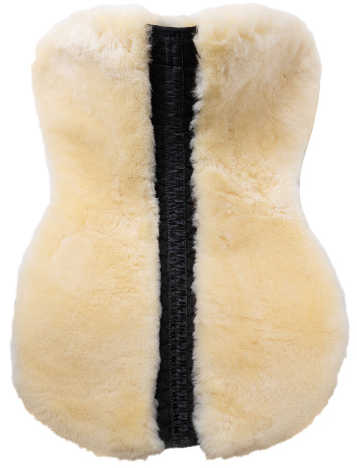 CHRIST SATTELPAD ULTRA schwarz/natur WB