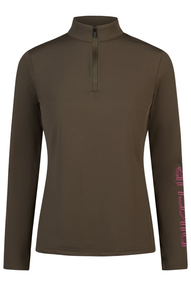 Pikeur Zip Shirt 8276 Sports deep khaki 38