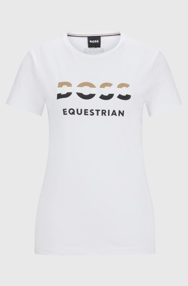 Boss Equestrian MAYA Signature Stripe Logo T´Shirt