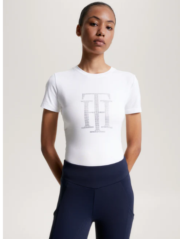 Tommy Hilfiger Strass T´Shirt Optic White XXS