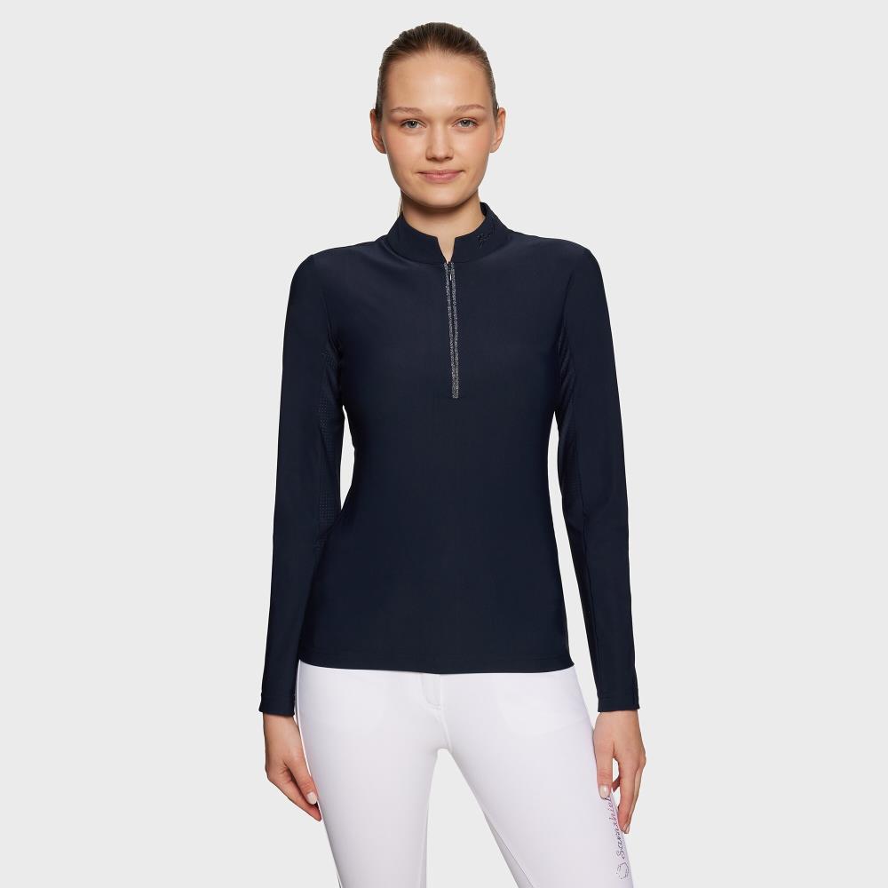 Samshield BRUNELLA LS Trainingspolo SS25 navy S