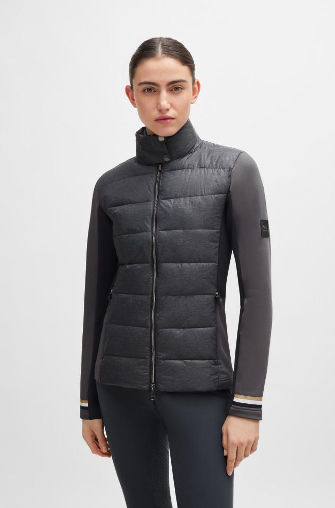 Boss Equestrian Jacke Hybrid Puffer Ruby grey M