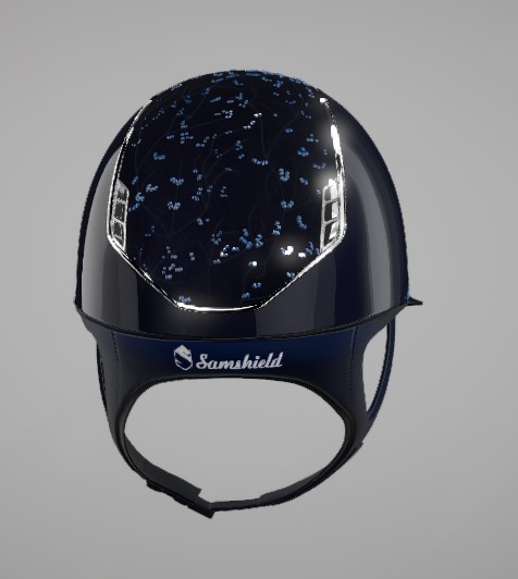 Samshield Reithelm 2.0 Miss Glossy blu S 52-56