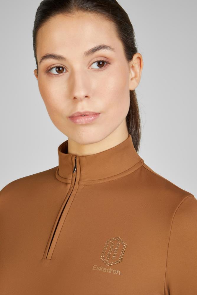 Eskadron Shirt HALF-ZIP Shirt H 24/25 almond XS