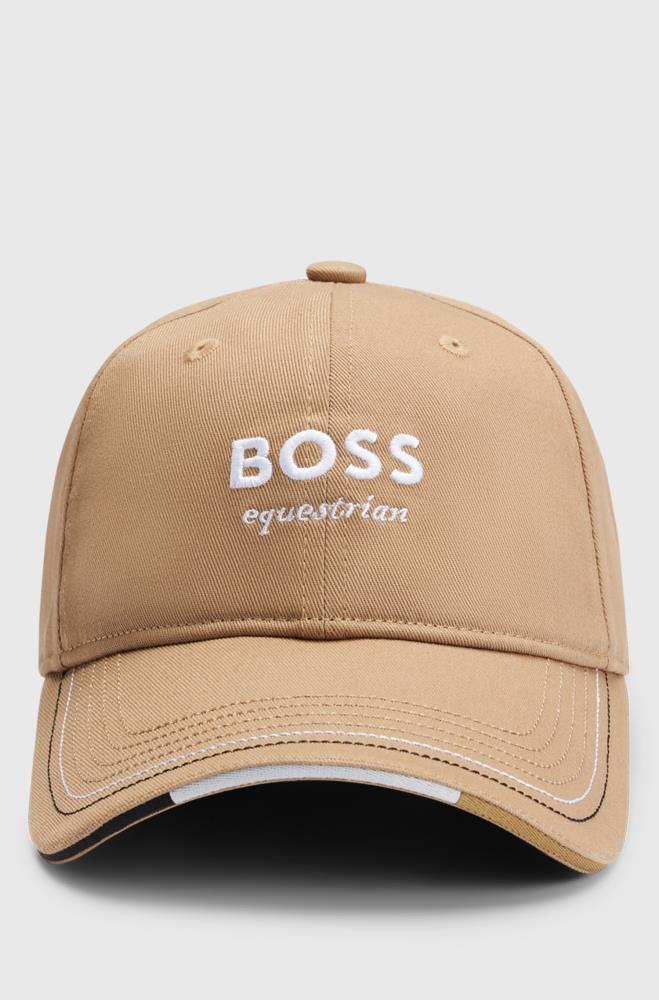 Boss Equestrian Cap bestickt camel