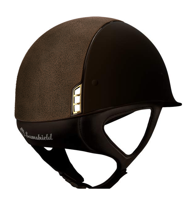 Samshield Reithelm SHD brw TrBrzBlCrFGld L 57-61 mit