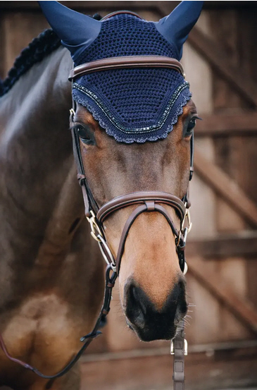 Kentucky Fliegenhaube Wellington stone & Pearl dunkelblau C