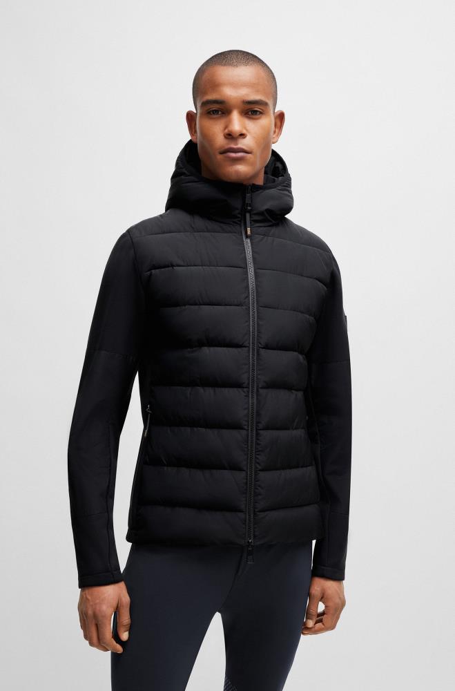 Boss Equestrian Jacke Hybrid Puffer Jeff black M