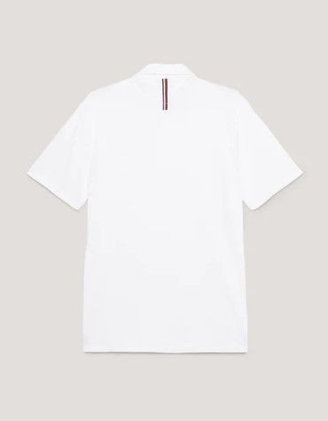 Tommy Hilfiger HARLEM Kurzarm Logo Poloshirt Optic White XL