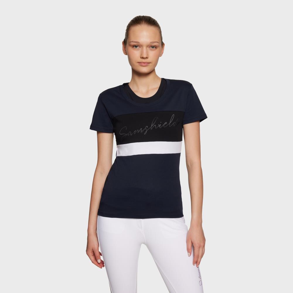 Samshield T´Shirt ALBA MESH SS25 navy/blk/white