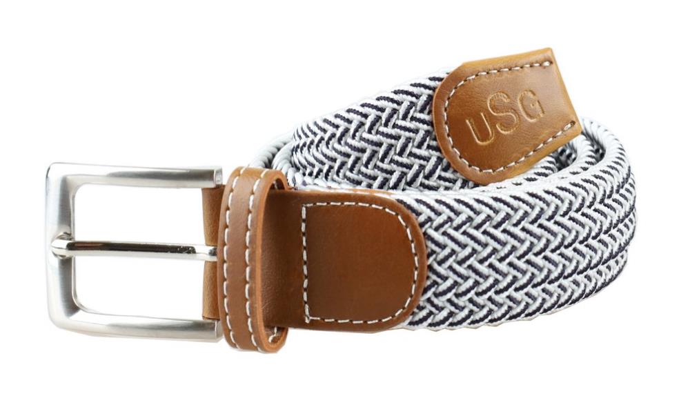 USG Gürtel BREEZY geflochten marine/weiß 80 cm