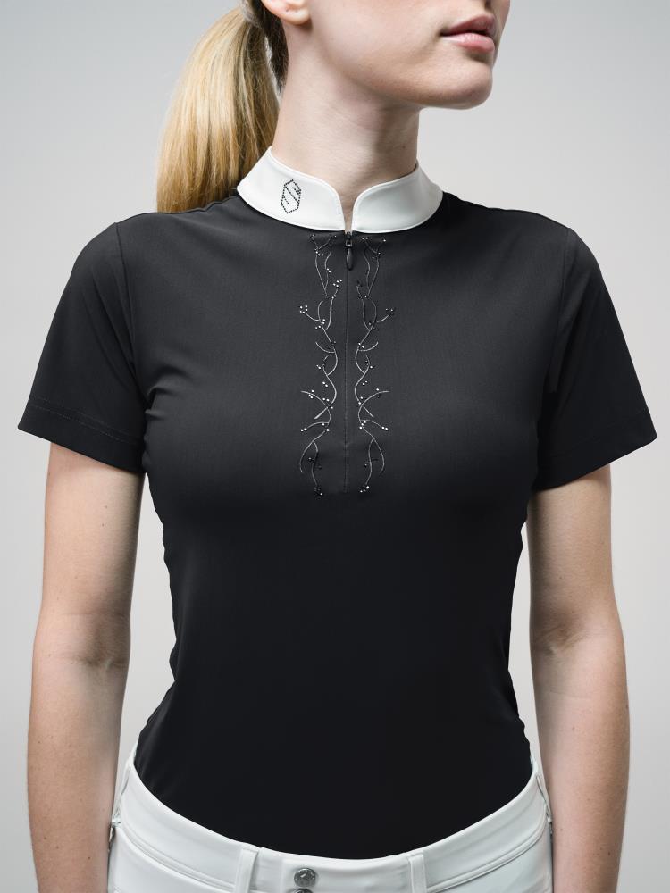 Samshield Turniershirt LOISE CRYSTAL LEAF FW23 black S