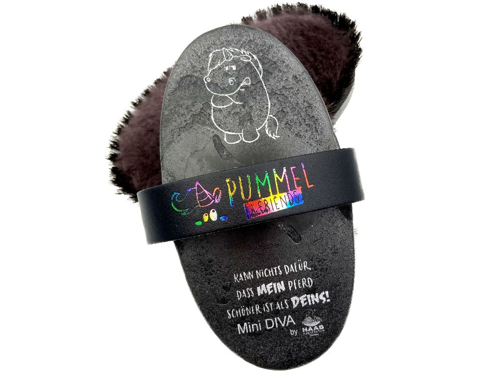 HAAS Grummeleinhorn Mini Diva schwarz