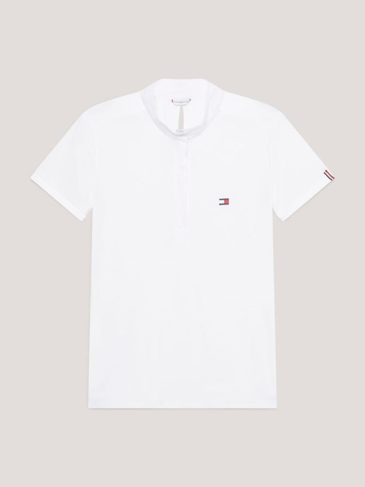 Tommy Hilfiger CHELSEA Cooling Logo Turniershirt TH Optic Wh