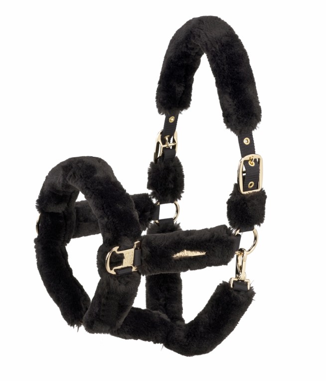 Eskadron Halfter FAUX FUR COMPLETE H25/26 black truffel [S01