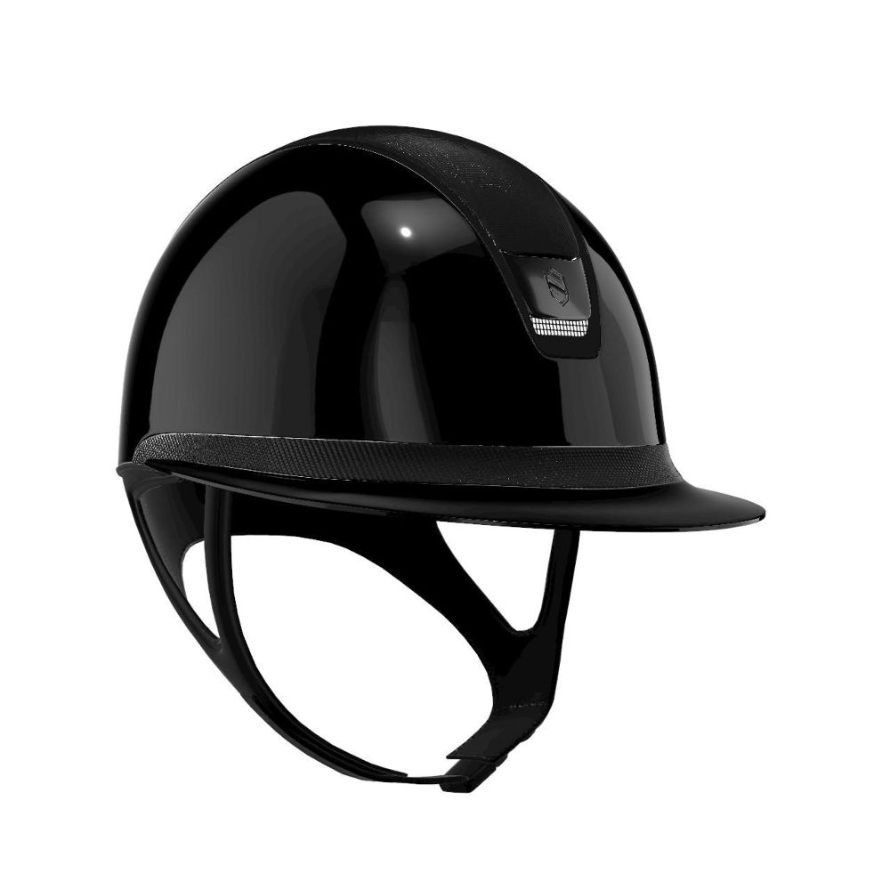 Samshield Reithelm 2.0 Miss Glossy blk S 52-56 mit Dressurau