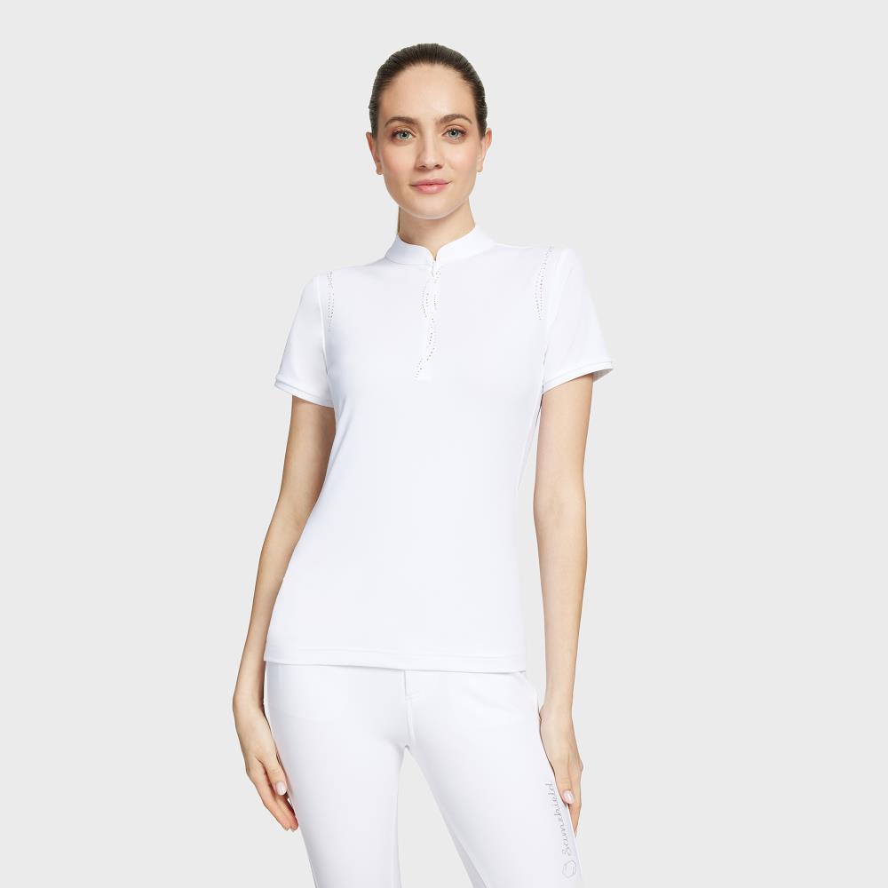 Samshield LEIA CRYSTAL Turniershirt SS24 white M