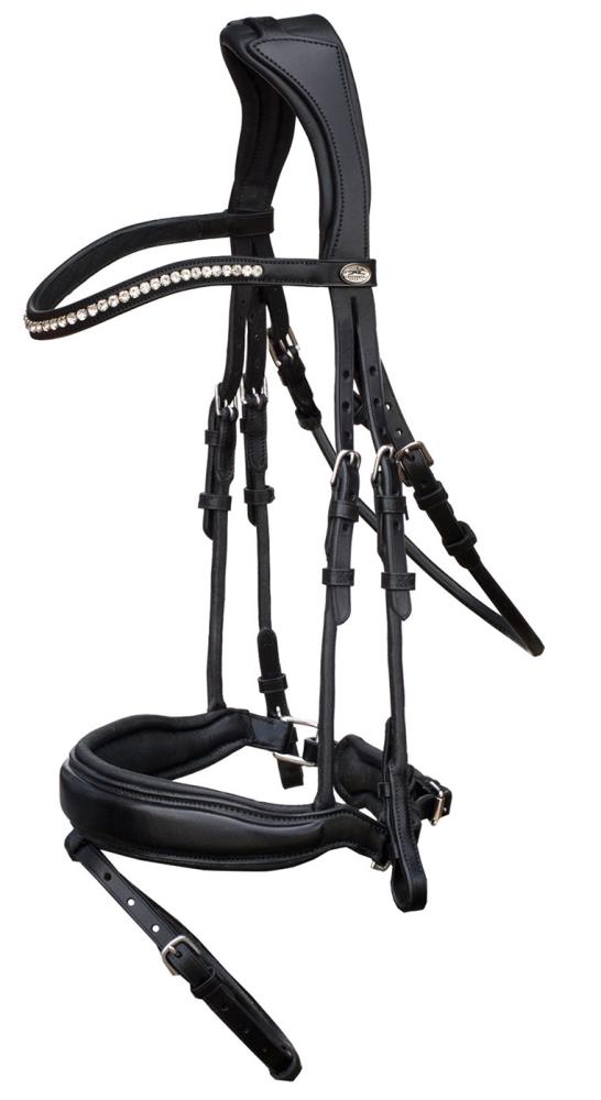 Schockemöhle Sports Trense Malibu espresso/patent/silver WB