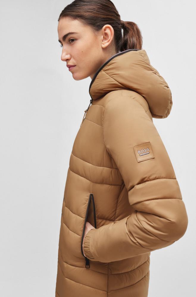 Boss Equestrian Parka Lang Puffer Esmee camel M