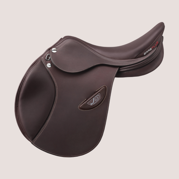 Erreplus Springsattel JD 17/33 Doppelleder dunkelbraun