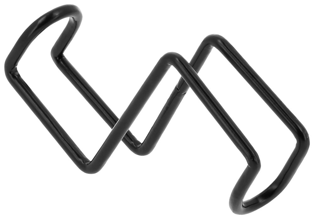 Hippotonic kurzer Zaumzeughalter mit Haken schwarz