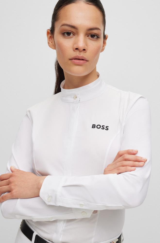 Boss Equestrian EMMA Turnierbluse White S