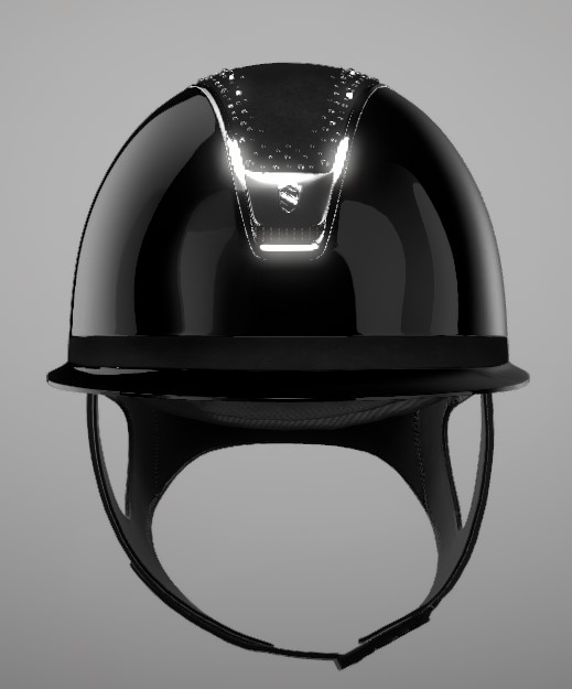 Samshield Reithelm 2.0 Miss Glossy blk M 55-58 ohne Dressura