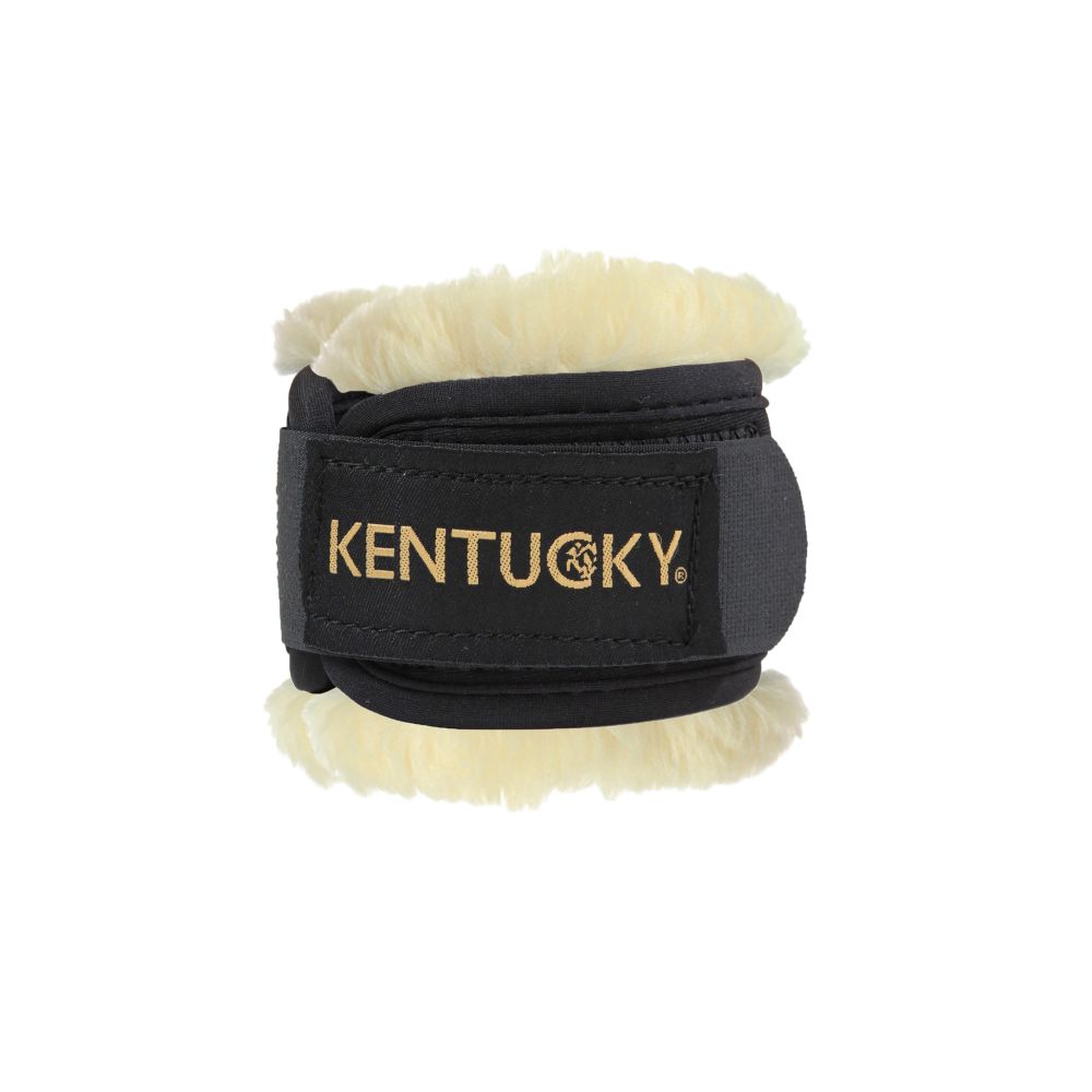 Kentucky Lammfell Fesselschutz schwarz