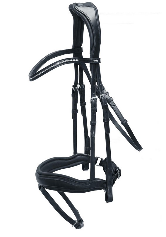 Schockemöhle Sports Trense Stanford black/silver WB