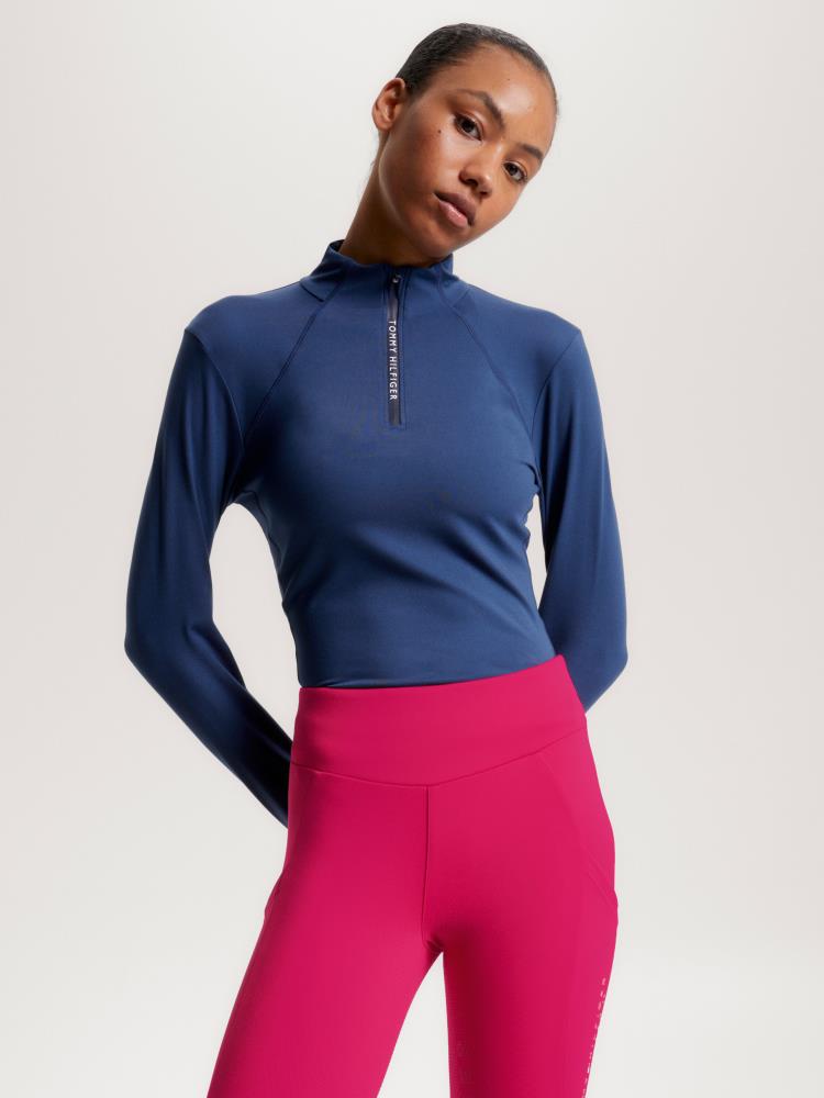 1/4 Zip Thermo Baselayer Indigo Blue L