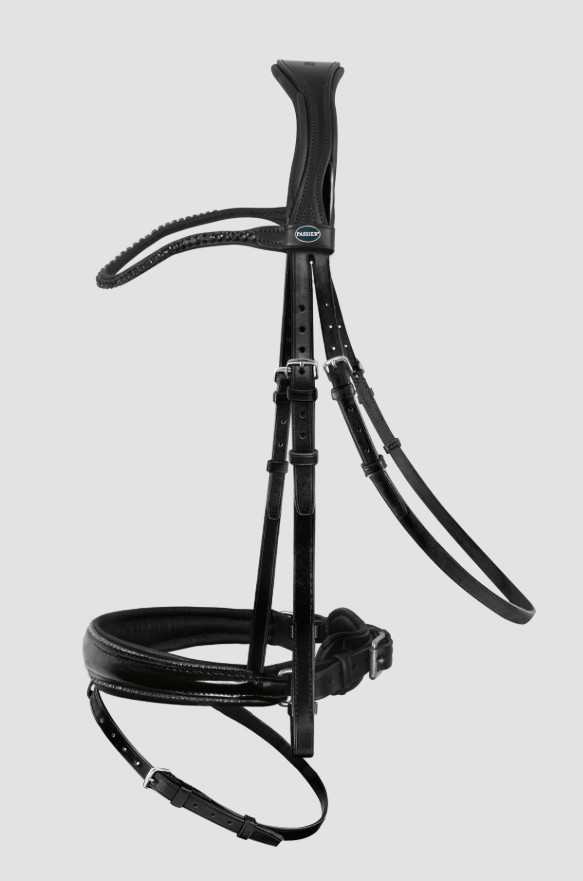 Passier Trensenknopfzaum Shadow schwarz Vollblut