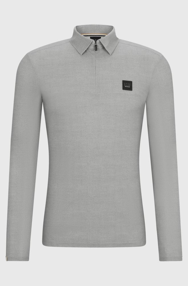 Boss Equestrian Training Shirt Elton LS light grey