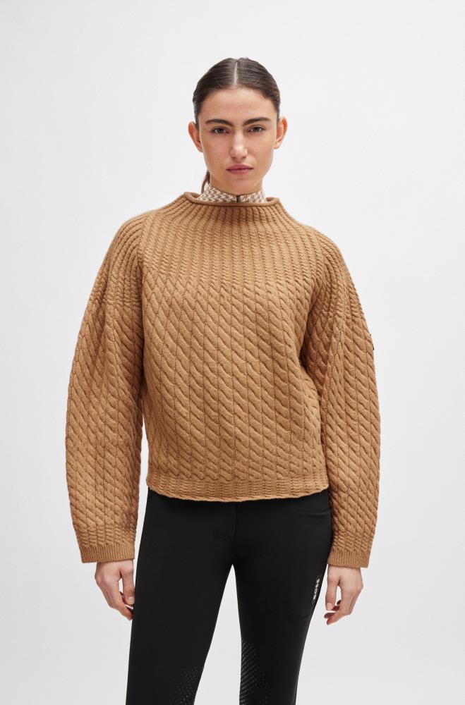 Boss Equestrian Strickpullover Claire camel XS