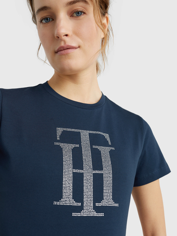 Tommy Hilfiger MANHATTAN Strass T´Shirt